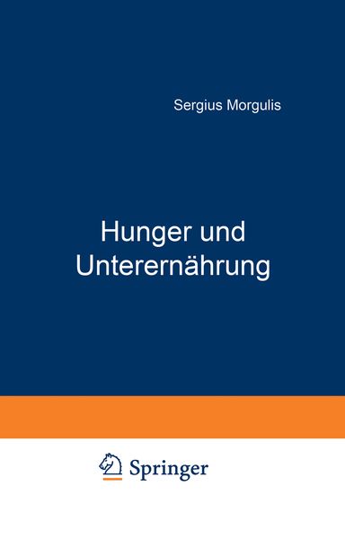 Produktbild: Hunger und Unterern&auml;hrung