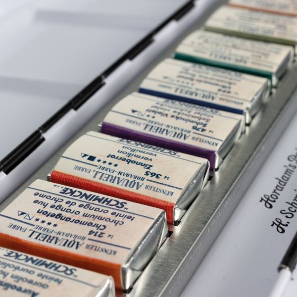 Produktbild: Schmincke HORADAM&reg; Aquarell Metallkasten, 9 x 1/1 N Technische T&ouml;ne