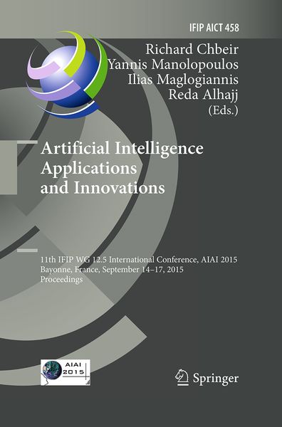 Produktbild: Artificial Intelligence Applications and Innovations