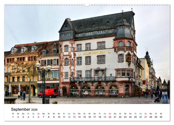 Produktbild: Landau in der Pfalz - Ansichtssache (hochwertiger Premium Wandkalender 2026 DIN A2 quer), Kunstdruck in Hochglanz