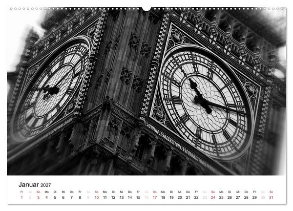 Produktbild: London (Wandkalender 2027 DIN A2 quer), CALVENDO Monatskalender