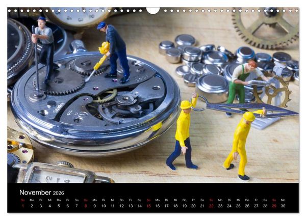Produktbild: UHR Menschen (Wandkalender 2026 DIN A3 quer), CALVENDO Monatskalender