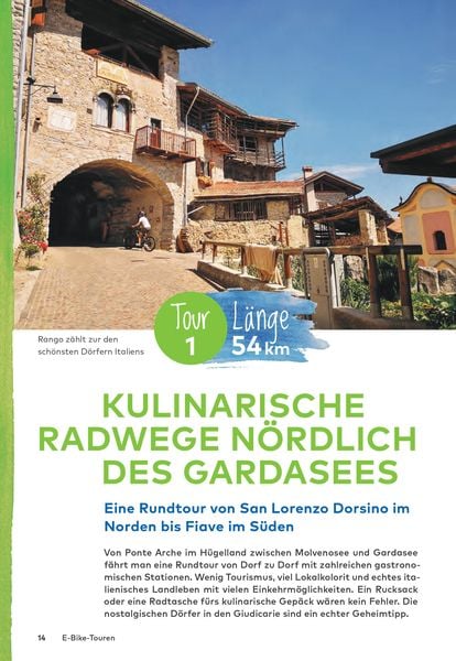 Produktbild: Die 25 schönsten E-Bike Touren am Gardasee