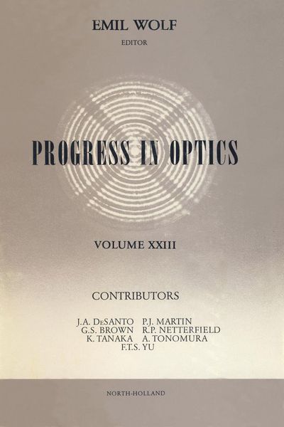 Produktbild: Progress in Optics