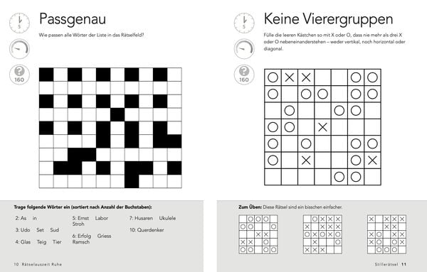 Produktbild: RätselAuszeit - Ruhe. Über 300 Rätsel für Entspannung, logisches Denken und visuelle Vorstellungskraft