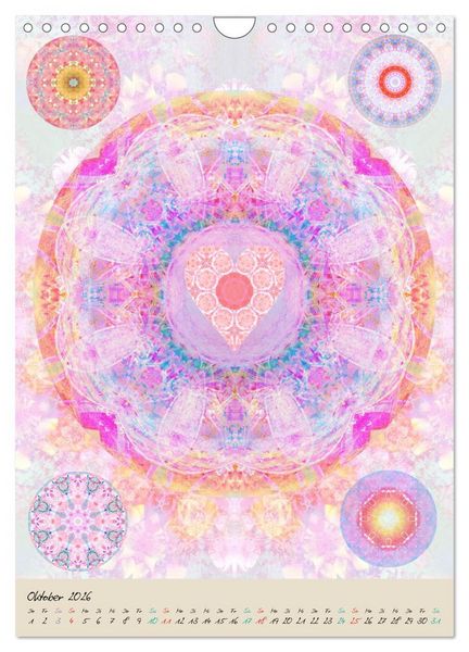 Produktbild: MANDALAS DES LICHTS (Wandkalender 2026 DIN A4 hoch), CALVENDO Monatskalender