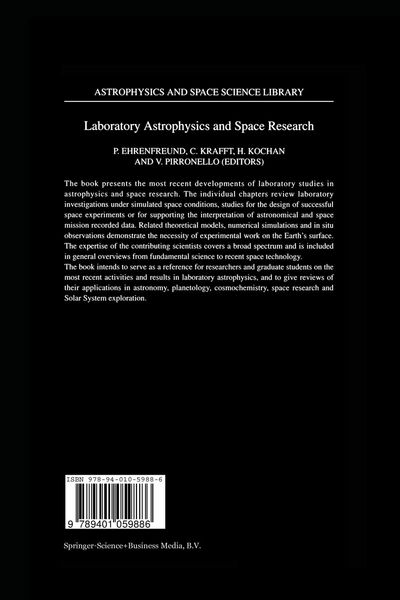 Produktbild: Laboratory Astrophysics and Space Research