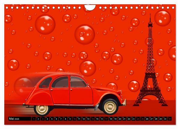 Produktbild: Oldtimer Romantik (Wandkalender 2026 DIN A4 quer), CALVENDO Monatskalender