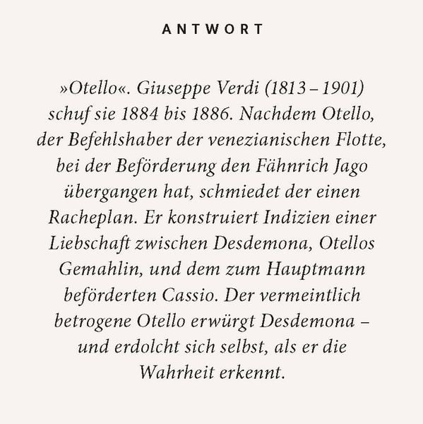 Produktbild: Opern-Quiz