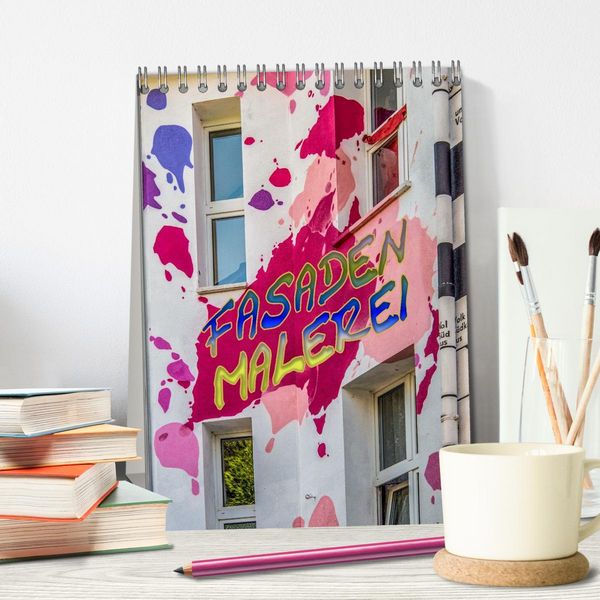 Produktbild: Fasadenmalerei (Tischkalender 2026 DIN A5 hoch), CALVENDO Monatskalender
