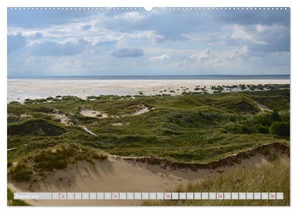 Produktbild: Amrum, die Perle in der Nordsee (hochwertiger Premium Wandkalender 2026 DIN A2 quer), Kunstdruck in Hochglanz