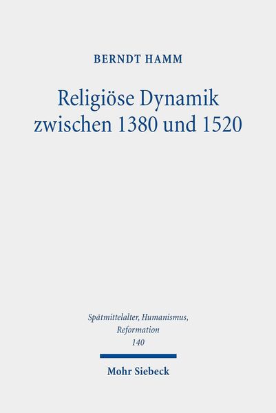 Produktbild: Religi&ouml;se Dynamik zwischen 1380 und 1520