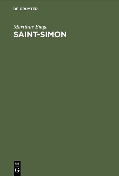 Produktbild: Saint-Simon