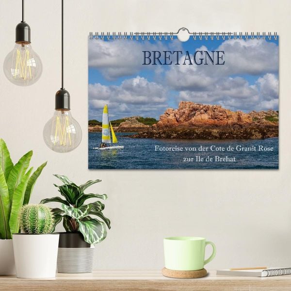 Produktbild: Bretagne - Fotoreise von der Cote de Granit Rose zur Ile de Brehat (Wandkalender 2026 DIN A4 quer), CALVENDO Monatskalender