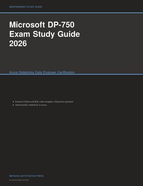 Produktbild: Microsoft DP-750 Exam Study Guide 2026