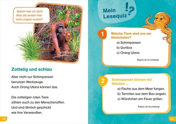 Produktbild: WAS IST WAS Erstes Lesen easy! Echt schlaue Tiere