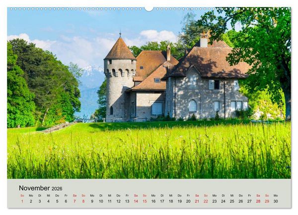 Produktbild: Frankeichs Bauwerke - Schl&ouml;ser und Burgen in der Grand Nation (Wandkalender 2026 DIN A2 quer), CALVENDO Monatskalender