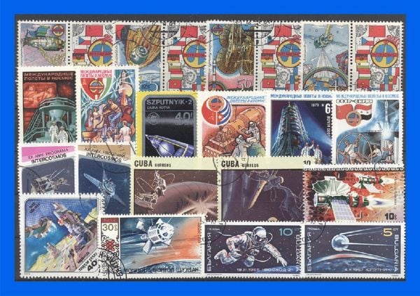 Produktbild: 50 verschiedene Briefmarken Weltraum