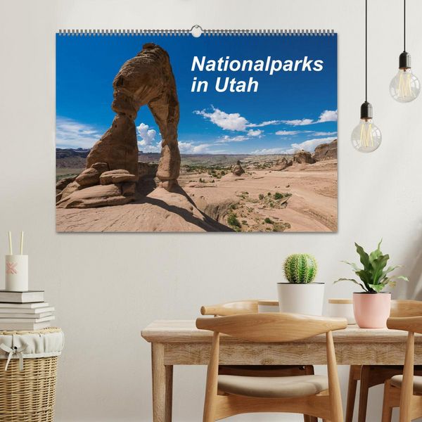 Produktbild: Nationalparks in Utah (Wandkalender 2026 DIN A2 quer), CALVENDO Monatskalender