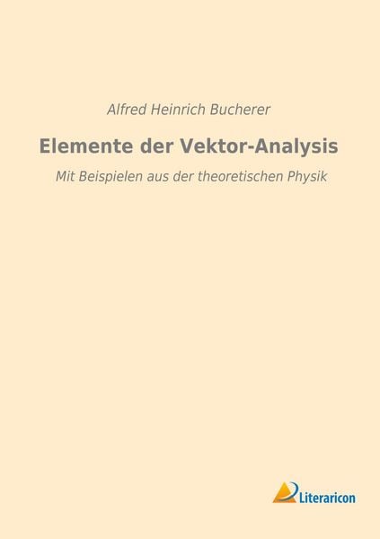 Produktbild: Elemente der Vektor-Analysis