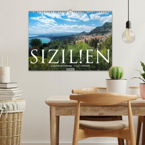 Produktbild: Sizilien &ndash; Landschaft und Architektur (Wandkalender 2026 DIN A3 quer), CALVENDO Monatskalender