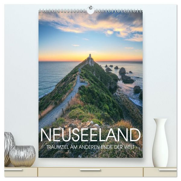 Produktbild: NEUSEELAND - TRAUMZIEL AM ANDEREN ENDE DER WELT (hochwertiger Premium Wandkalender 2026 DIN A2 hoch), Kunstdruck in Hochglanz