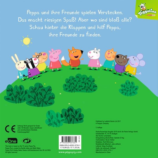 Produktbild: Peppa Pig: Peppa spielt Verstecken - Mein lustiges Klappenbuch