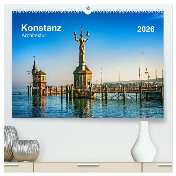 Produktbild: Konstanz Architektur (hochwertiger Premium Wandkalender 2026 DIN A2 quer), Kunstdruck in Hochglanz