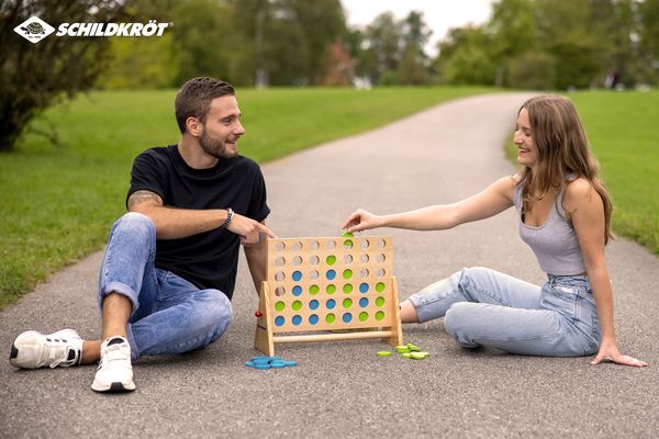 Produktbild: Schildkr&ouml;t 970316 - 4 Gewinnt (4 in a Row), XXL-Format, Holz
