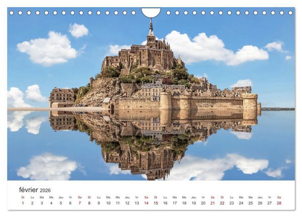 Produktbild: Visite de la France (Calendrier mural 2026 DIN A4 vertical), CALVENDO calendrier mensuel