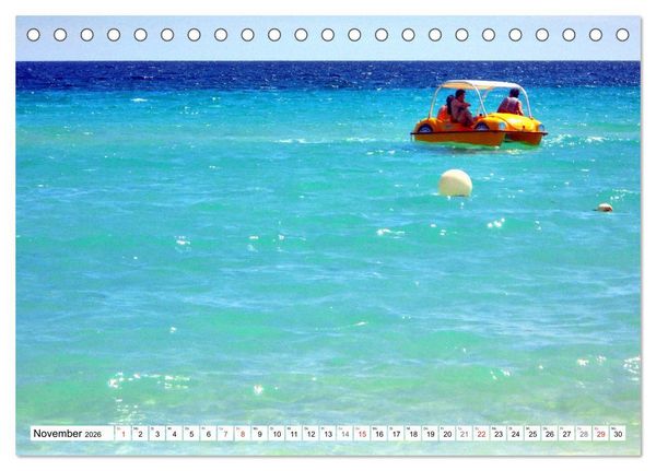 Produktbild: Lust auf Meer - Wasserfreuden in Kuba (Tischkalender 2026 DIN A5 quer), CALVENDO Monatskalender