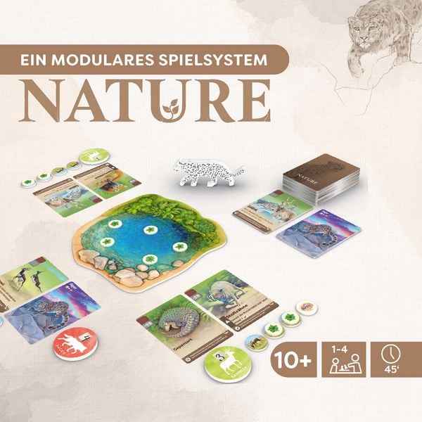 Produktbild: HABA 2014453001 - Nature, Spannendes &Ouml;kosystem-Spiel, Brett- und Kartenspiel, Strategiespiel