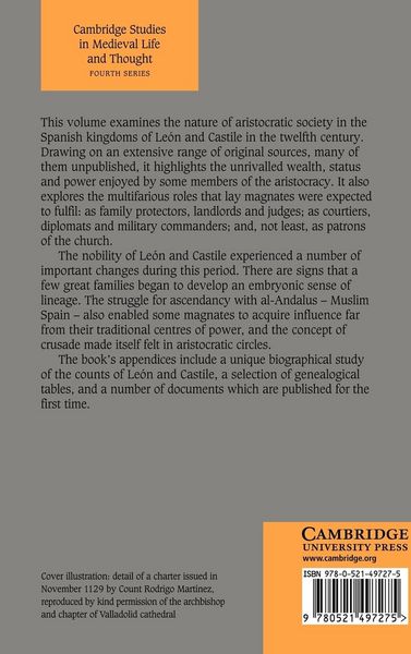 Produktbild: The Aristocracy in Twelfth-Century Le N and Castile