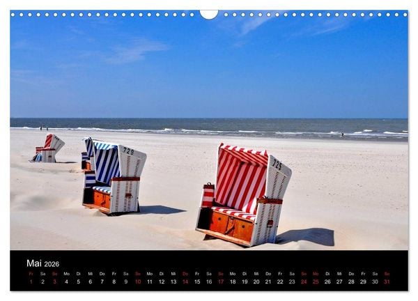 Produktbild: Ostfriesische Inseln (Wandkalender 2026 DIN A3 quer), CALVENDO Monatskalender