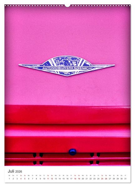 Produktbild: Auto-Land DDR - Trabant und Wartburg (Wandkalender 2026 DIN A2 hoch), CALVENDO Monatskalender