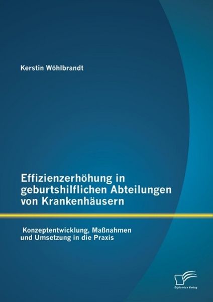 Produktbild: Effizienzerh&ouml;hung in geburtshilflichen Abteilungen von Krankenh&auml;usern: Konzeptentwicklung, Ma&szlig;nahmen und Umsetzung in die Praxis