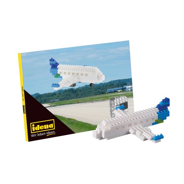 Produktbild: Idena Minibausteine Postkarte Flugzeug
