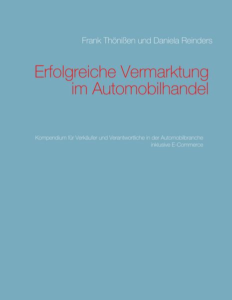 Produktbild: Erfolgreiche Vermarktung im Automobilhandel