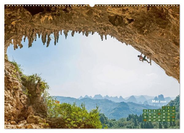 Produktbild: Bouldern: Klettern extrem (Wandkalender 2026 DIN A2 quer), CALVENDO Monatskalender