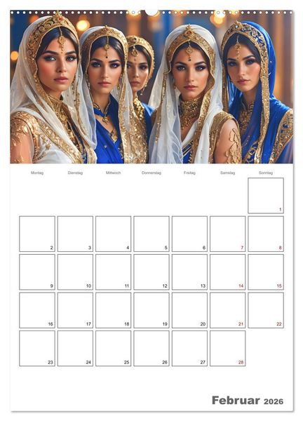 Produktbild: Frauen des Sultans (Wandkalender 2026 DIN A2 hoch), CALVENDO Monatskalender