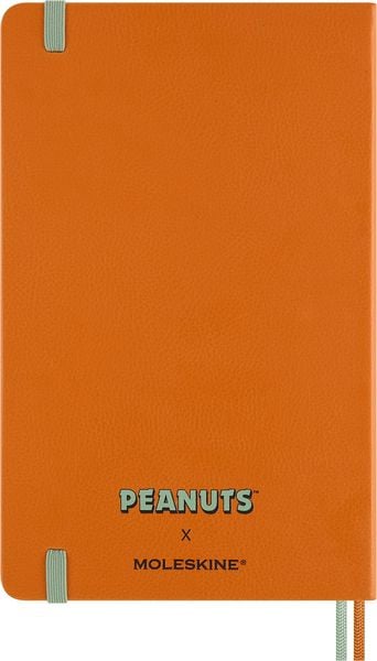 Produktbild: Moleskine 12 Monate Peanuts Snoopy Tomorrow Wochen Notizkalender 2026, L/A5, 1 Wo = 1 Seite, fester Einband, Kadmiumorange