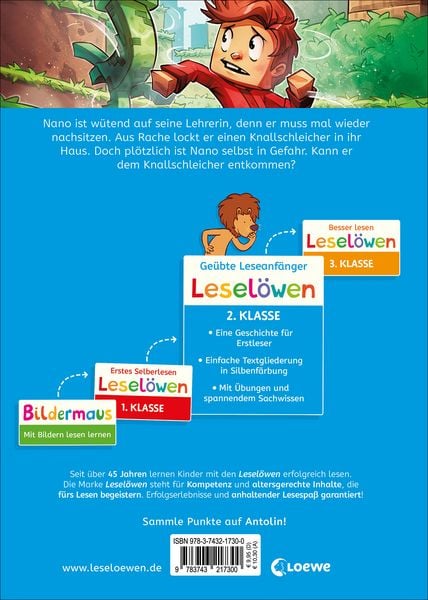 Produktbild: Lesel&ouml;wen 2. Klasse - Nano und der Knallschleicher