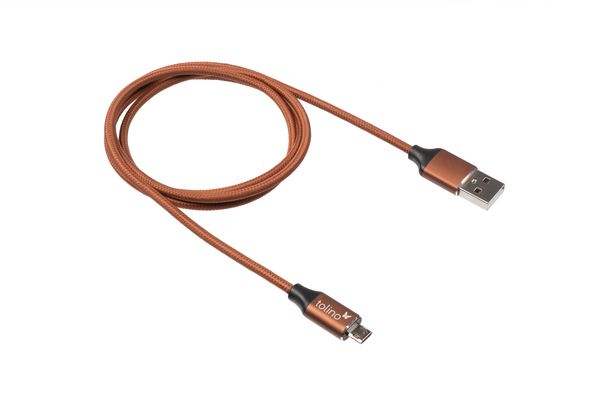 tolino Micro USB-Kabel - cognac