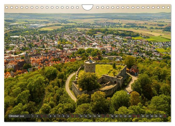 Produktbild: Ein Blick auf Homberg an der Efze in Farbe (Wandkalender 2026 DIN A4 quer), CALVENDO Monatskalender