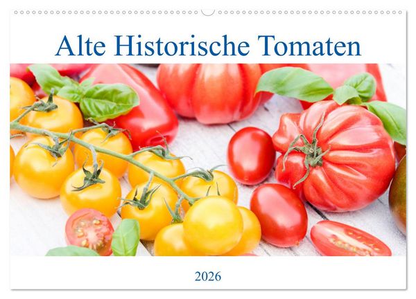 Produktbild: Alte Historische Tomaten (Wandkalender 2026 DIN A2 quer), CALVENDO Monatskalender
