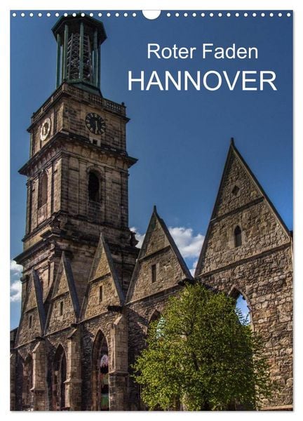 Produktbild: Roter Faden Hannover (Wandkalender 2026 DIN A3 hoch), CALVENDO Monatskalender