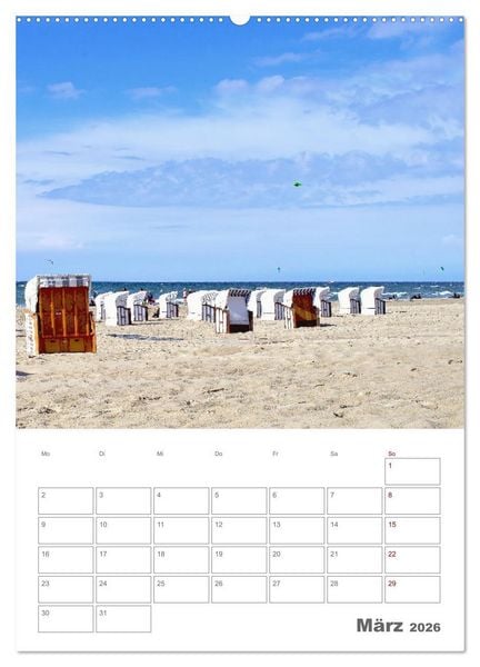 Produktbild: Mein Warnem&uuml;nde - Das moderne Ostseebad im Norden von Rostock (Wandkalender 2026 DIN A2 hoch), CALVENDO Monatskalender