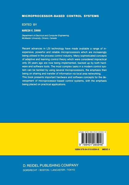 Produktbild: Microprocessor-Based Control Systems