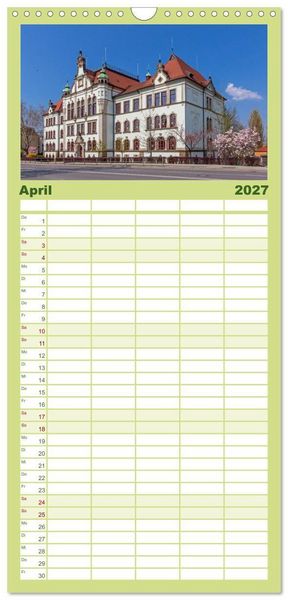 Produktbild: Familienplaner 2027 - Unterwegs in Pirna mit 5 Spalten (Wandkalender, 21 x 45 cm) CALVENDO