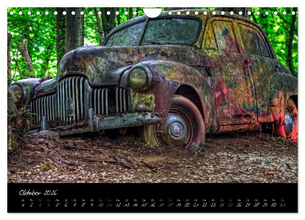 Produktbild: Oldtimer - Vergessene Sch&ouml;nheiten (Wandkalender 2026 DIN A4 quer), CALVENDO Monatskalender